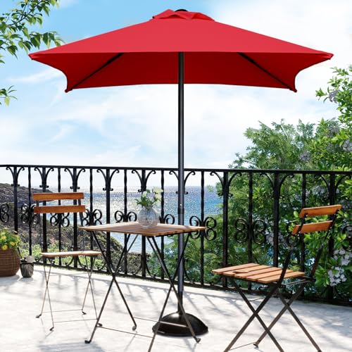 4.9 ft Patio Umbrella with UV Protection & Waterproof S76524
