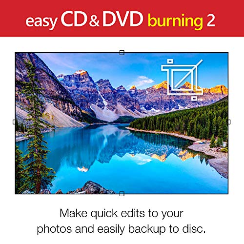 Corel Easy CD & DVD Burning 2 | Disc Burner & Video Capture [PC Disc] T3876