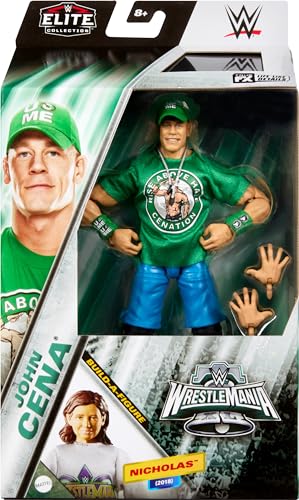 Mattel WWE Elite Collection WrestleMania John Cena Action Figure Set K42141
