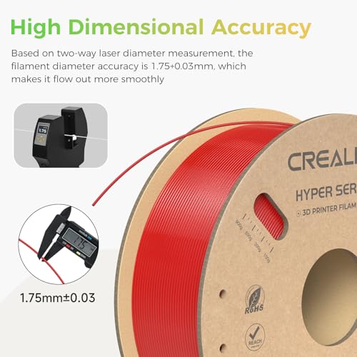 Creality PLA Plus Filament 1.75mm Rainbow Multicolor 1KG Spool O376011