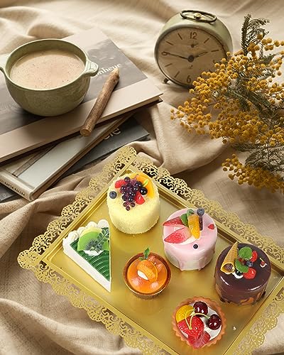 ZUMELER Gold 5Pcs Cake Stands Set Metal Cupcake Holder Dessert Display Tower B9933