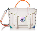 MICHAEL Michael Kors Manhattan Medium Top-Handle School Satchel Optic White One Size