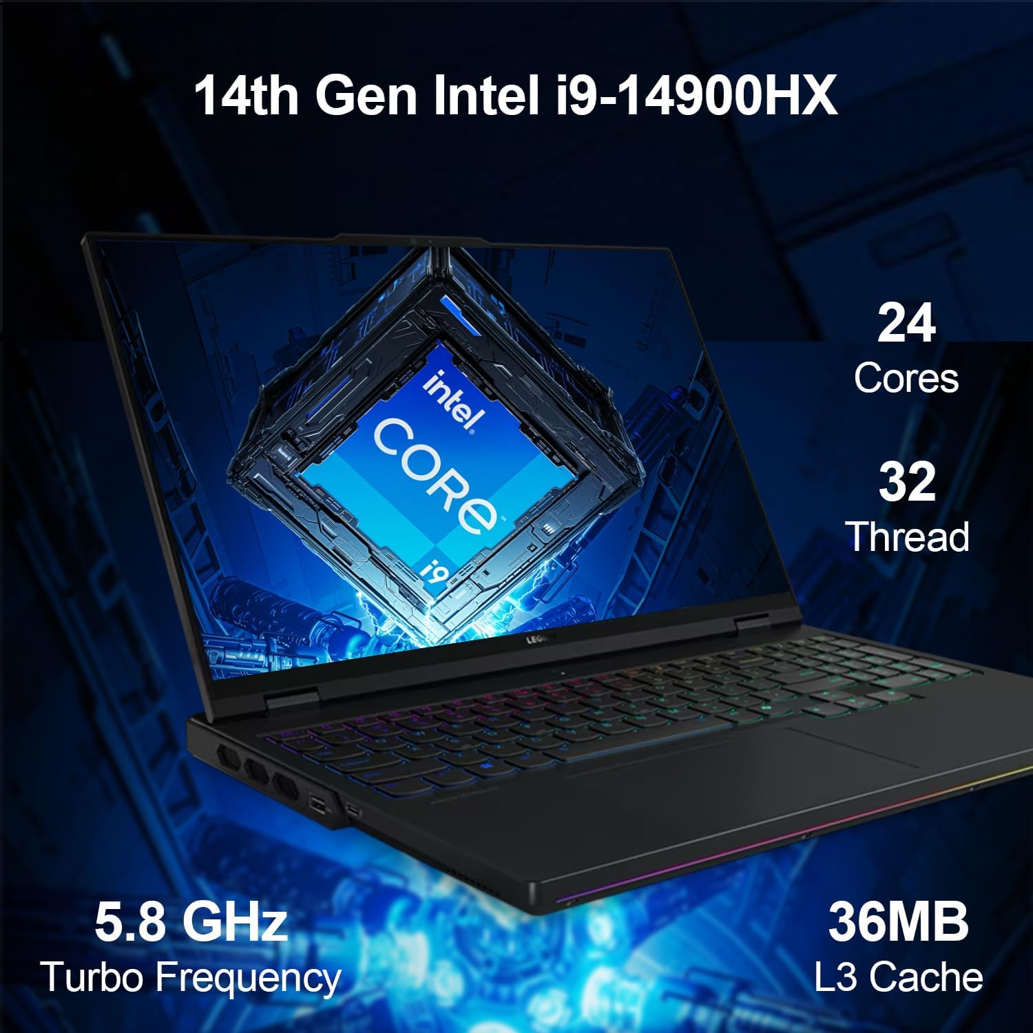 Lenovo Legion Pro 16" Gaming Laptop, i9-14900HX, RTX 4090, 64GB RAM, 4TB SSD, Win 11 Pro J299908