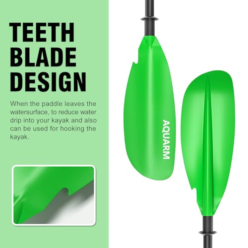Kayak Paddle 231cm Aluminum Shaft with Fiberglass Blade B36756