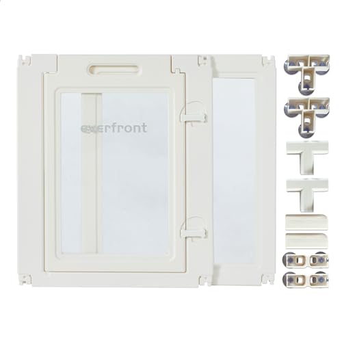 Clear Acrylic Dog Playpen for Small & Medium Pets, 30.3" Height, 10 Panels E1222