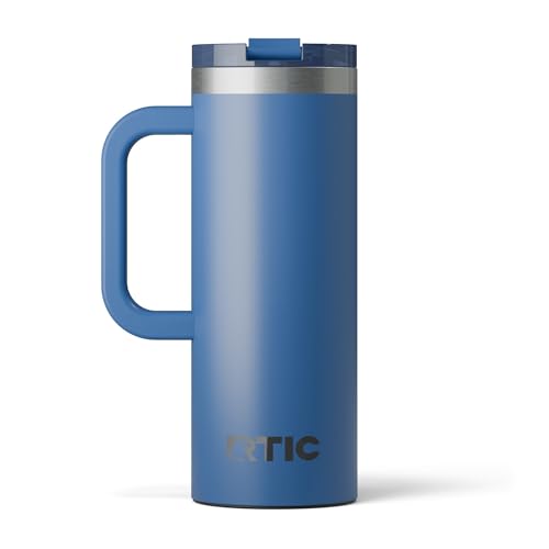 RTIC 20oz Road Trip Travel Mug with Lid and Handle, Insulated Stainless Steel P393441