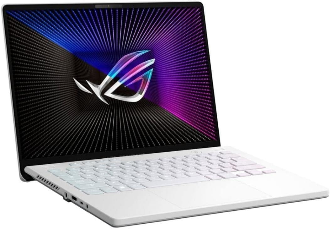 ASUS ROG Zephyrus 14'' WQXGA Gaming Laptop, 14"" QHD(2560x1600) Display, AMD Ryzen 9 6900HS, AMD Radeon RX 6700S, 32GB DDR4, 2TB SSD, Single-Zone RGB Backlit Keyboard, Window 11 Home, White