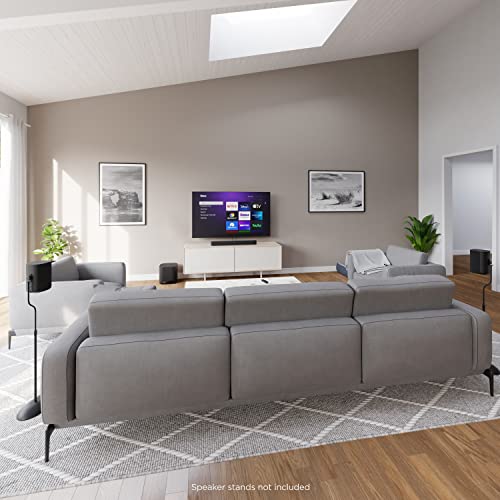Roku Wireless Speakers for Roku TV, Black (2 Count) K555