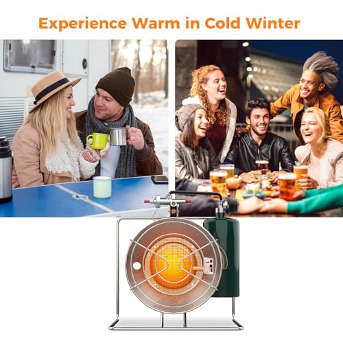 CAMPLUX Portable Propane Heater, 15,000 BTU Outdoor Gas Heater E9748