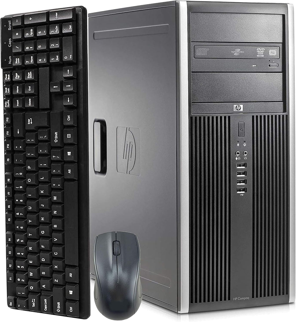 HP Elite 8300 Tower Computer Desktop PC, Intel Core i5 3.20GHz Processor, 16GB Ram, 256GB M.2 SSD, 2TB Hard Drive, Wireless Keyboard & Mouse, WiFi | Bluetooth, DVD Drive, Windows 10 (Renewed)