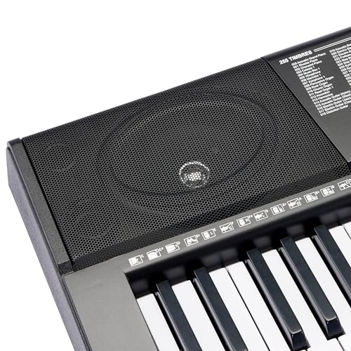 Amazon Basics Electric Keyboard 88-Keys Semi-Weighted Digital Piano with Sustain Pedal, Black H295585