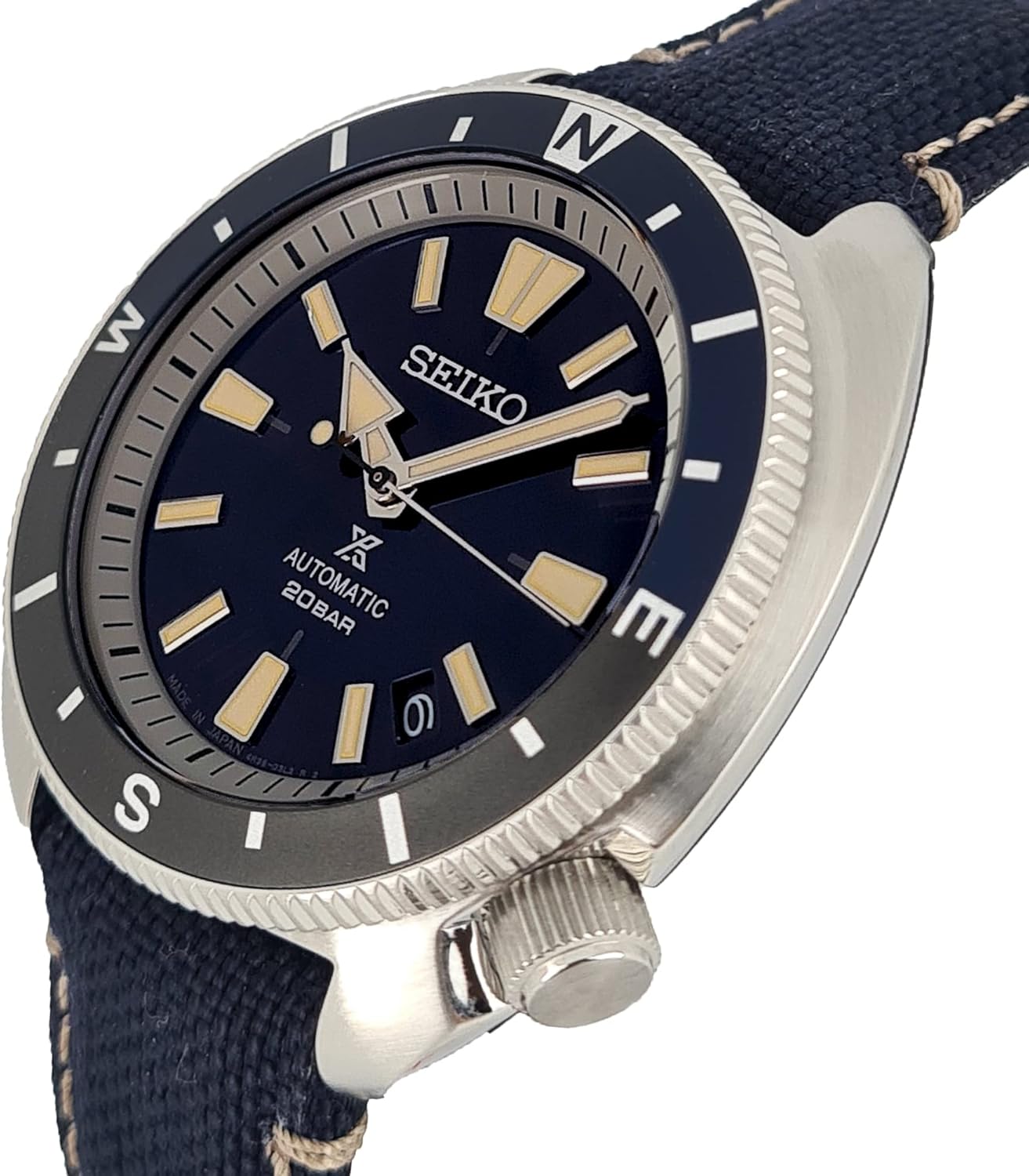 Seiko PROSPEX Men's Analog Watch Blue Dial Nylon Band SRPG15J1 P6821