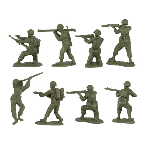 BMC CTS WW2 US Infantry Plastic Army Men 33pc OD Green 1:32 C3531