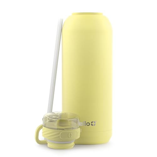 Ello Cooper 32oz Stainless Steel Water Bottle with Straw and Handle Q4598