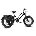 EMYJAY Adult Tricycles, 7 Speed Adult Trikes 20 inch Fat Tire 3 Wheel Bikes for Adults with Large Basket for Recreation, Shopping, Picnics Exercise Men's Women's Cruiser Bike