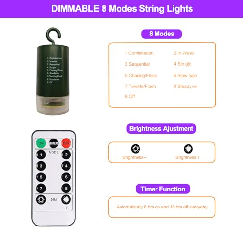 Smart Curtain Lights 400 LED Plug in with App & Remote V800