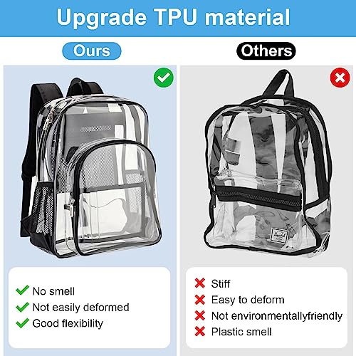 TPU Clear Backpack Stadium Approved Heavy Duty N248