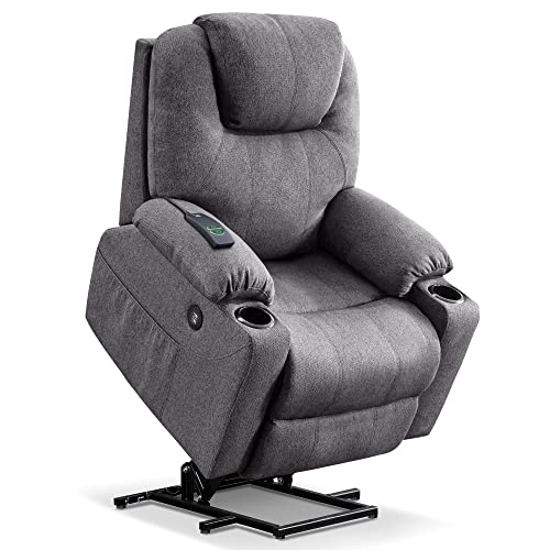 MCombo Small Power Lift Recliner Chair for Elderly with Heat and Massage, USB & Type C Ports J262