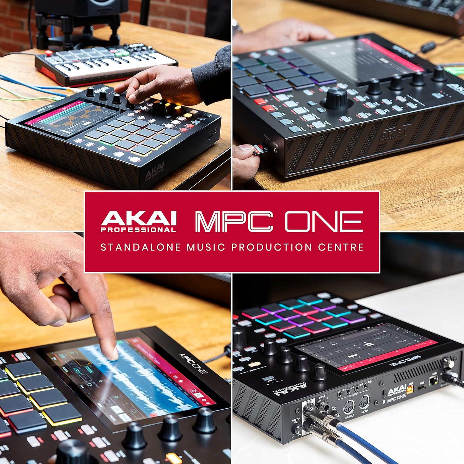 Akai Professional MPC One Drum Machine, Sampler & MIDI Controller L188