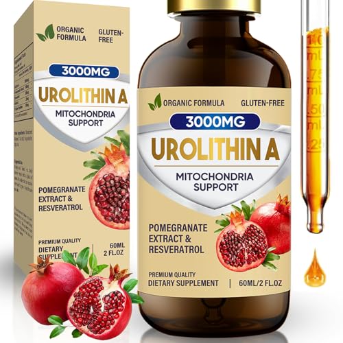 Urolithin A Supplement 1000mg, 90 Softgels Powerful Antioxidants, Healthy Aging and Mitochondrial Support, Cell Repair