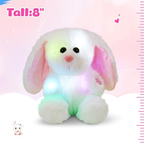 BSTAOFY 20'' Light Up Shark Stuffed Animal Glow Plush Toy I17161