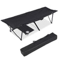 YSSOA Folding Camping Cot with Storage Bag for Adults, Portable Sleeping Bed D13053
