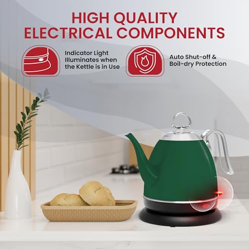 Chantal Mia Electric Kettle, 32 oz, Red U472