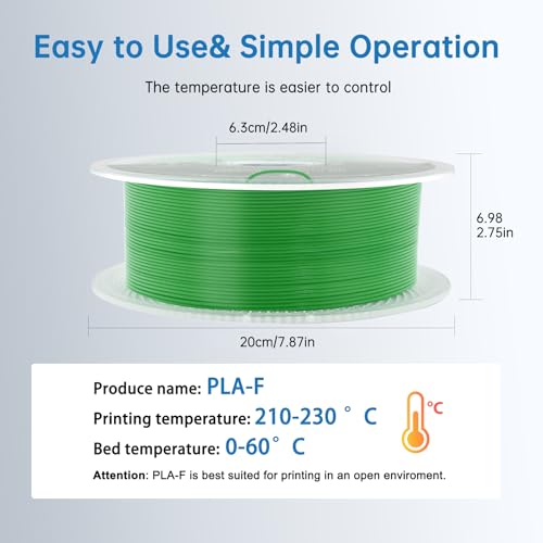 Glow in The Dark PLA 3D Printer Filament 1.75mm Multicolor 1KG Spool K36044