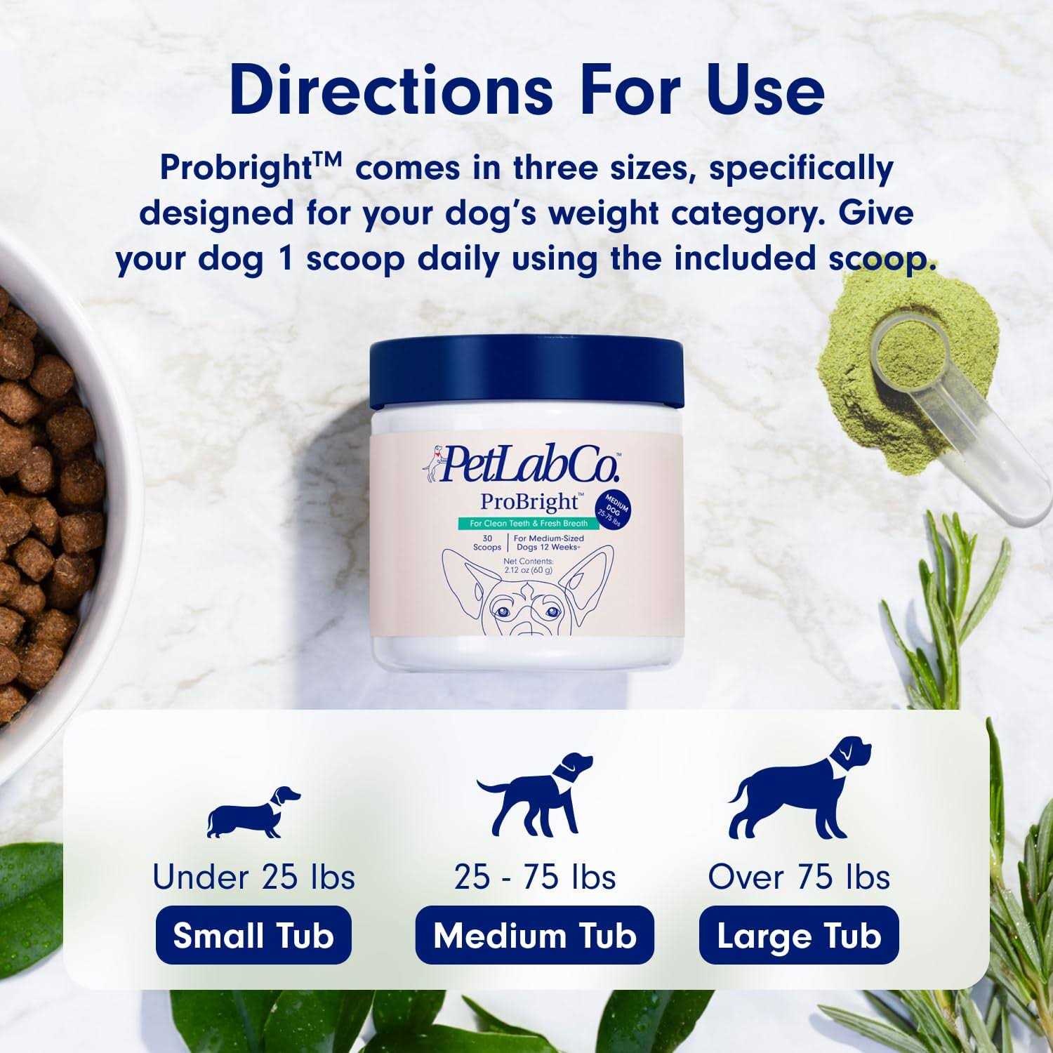 PetLab Co. ProBright Dog Dental Powder S185
