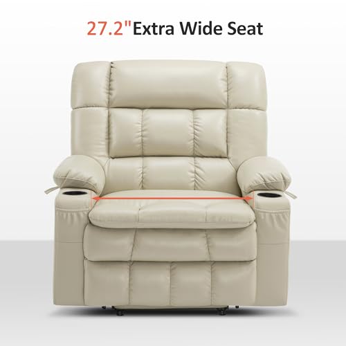 MCombo Dual Motor Power Lift Recliner Chair for Elderly with Heat and Massage, Black E570141