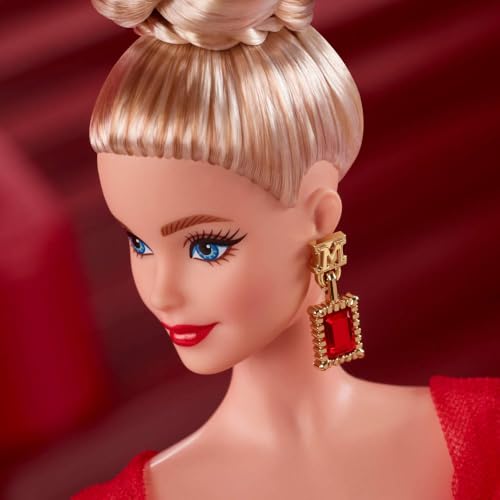 Barbie Signature Doll Mattel 80th Anniversary Collectible Red Tulle Gown J43293