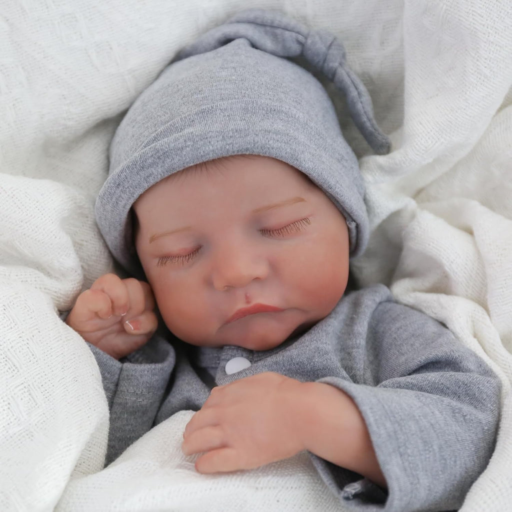 WOOROY Realistic Reborn Baby Doll Levi - 18 Inch Full Vinyl Boy Doll C312