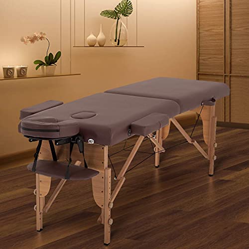 BestMassage Portable Massage Table 28 inch Folding Spa Bed with Bag X618857