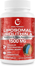 Urolithin A 1500mg-120 Softgels (1 Bottle)