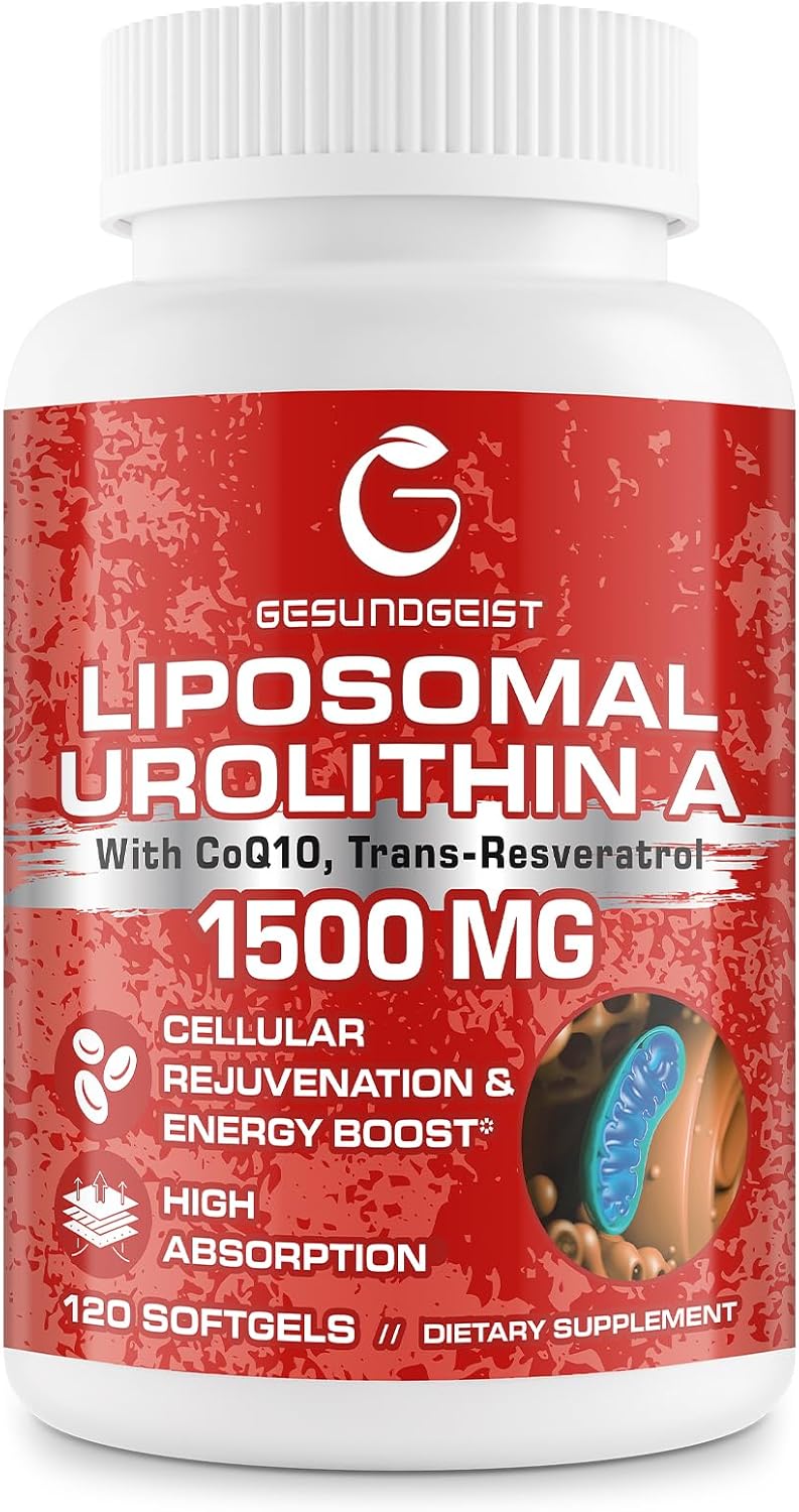 Urolithin A 1500mg-120 Softgels (1 Bottle)