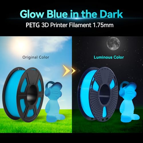 SUNLU 3D Printer Filament Bundle Multicolor PETG 1.75mm, 8 Pack, 2kg Total V41641
