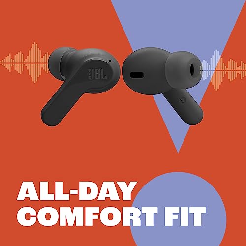 JBL Vibe Beam True Wireless Earbuds with Deep Bass Sound, Bluetooth 5.2, Black X685