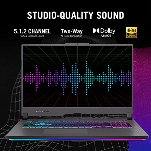 ASUS ROG Strix G17 (2023) Gaming Laptop, 17.3” QHD 240Hz, RTX 4070, Ryzen 9, 16GB DDR5, 1TB SSD, Windows 11 I270235