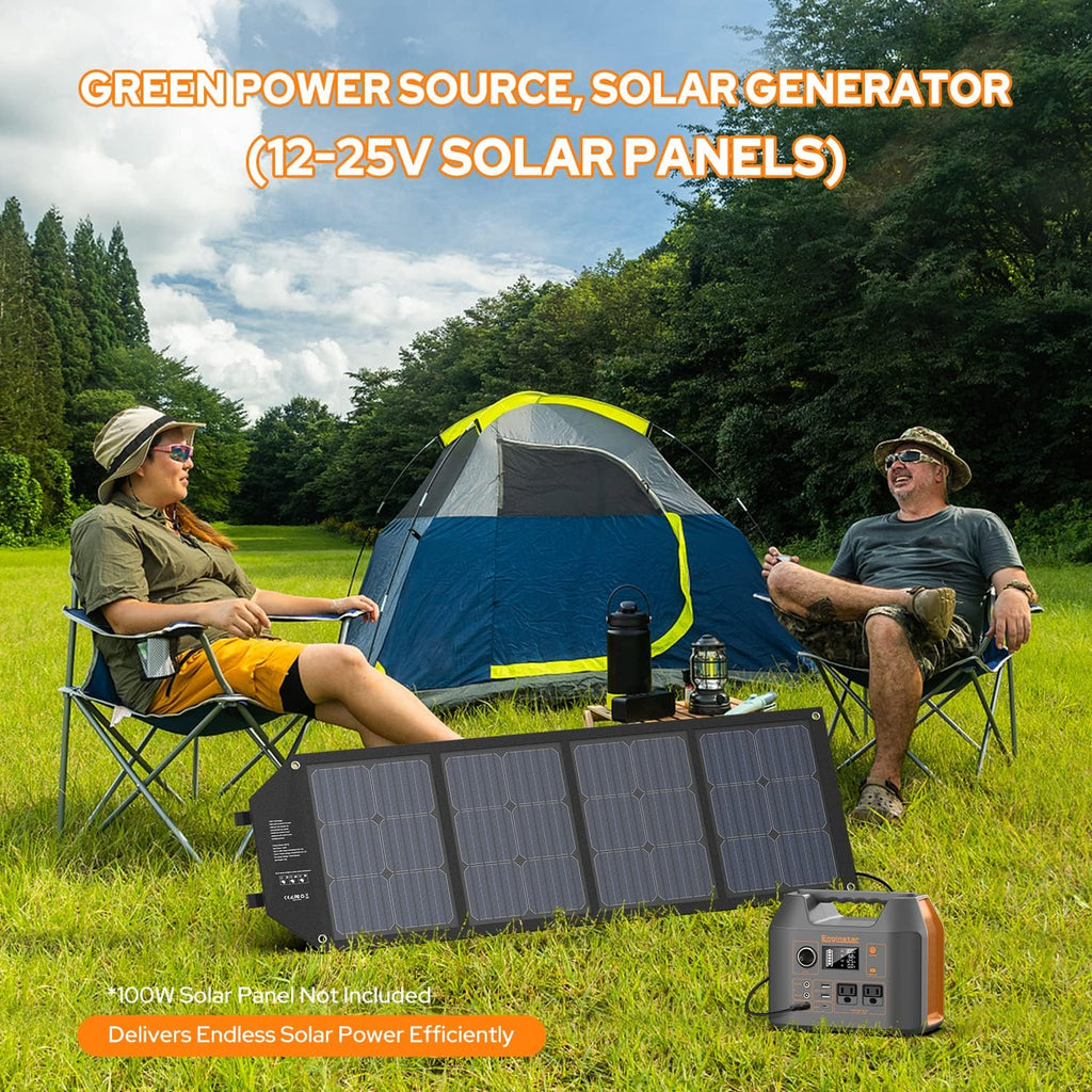 300W Portable Power Station with 40W Solar Panel, 296Wh Lithium Battery H796