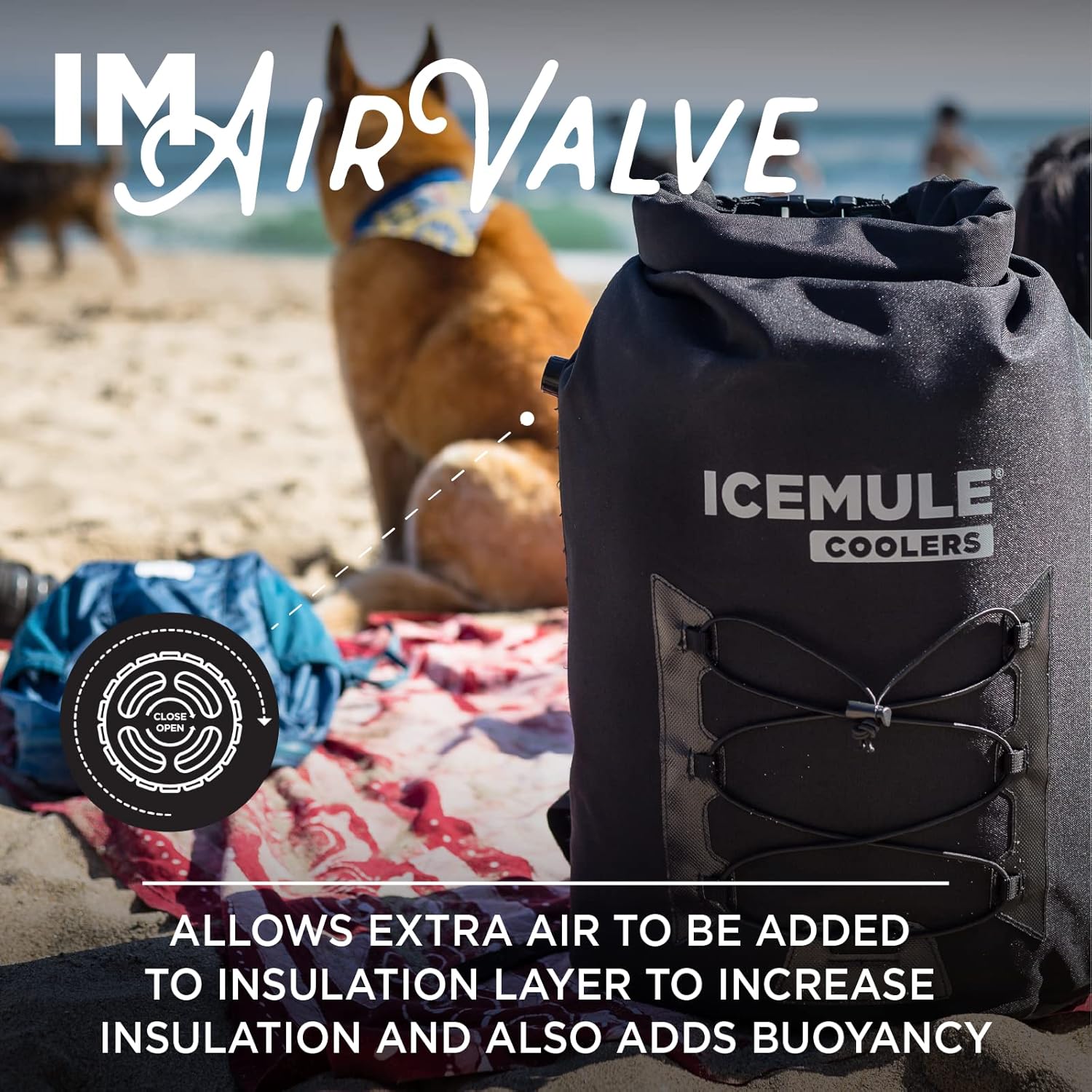 ICEMULE Pro Large Collapsible Backpack Cooler, 23 Liter, Waterproof, Olive H234