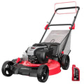 PowerSmart 21" 140cc Self Propelled Lawn Mower, 6-Position Adjustable Cutting Height, 3-in-1 with Mulching. Side Discharge. Rear Bagging, Easy Start