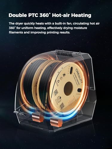 Creality 2kg Black & White PLA 1.75mm Filament Bundle for 3D Printing L6778