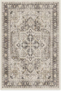 RUGGABLE Kamran Washable Rug - Perfect Vintage Washable Area Rug for Living Room, Kitchen, Bedroom, Kids Room - Stain & Water Resistant, Non-Slip, Pet & Child Friendly - Hazel 4'x6' (Standard Pad)