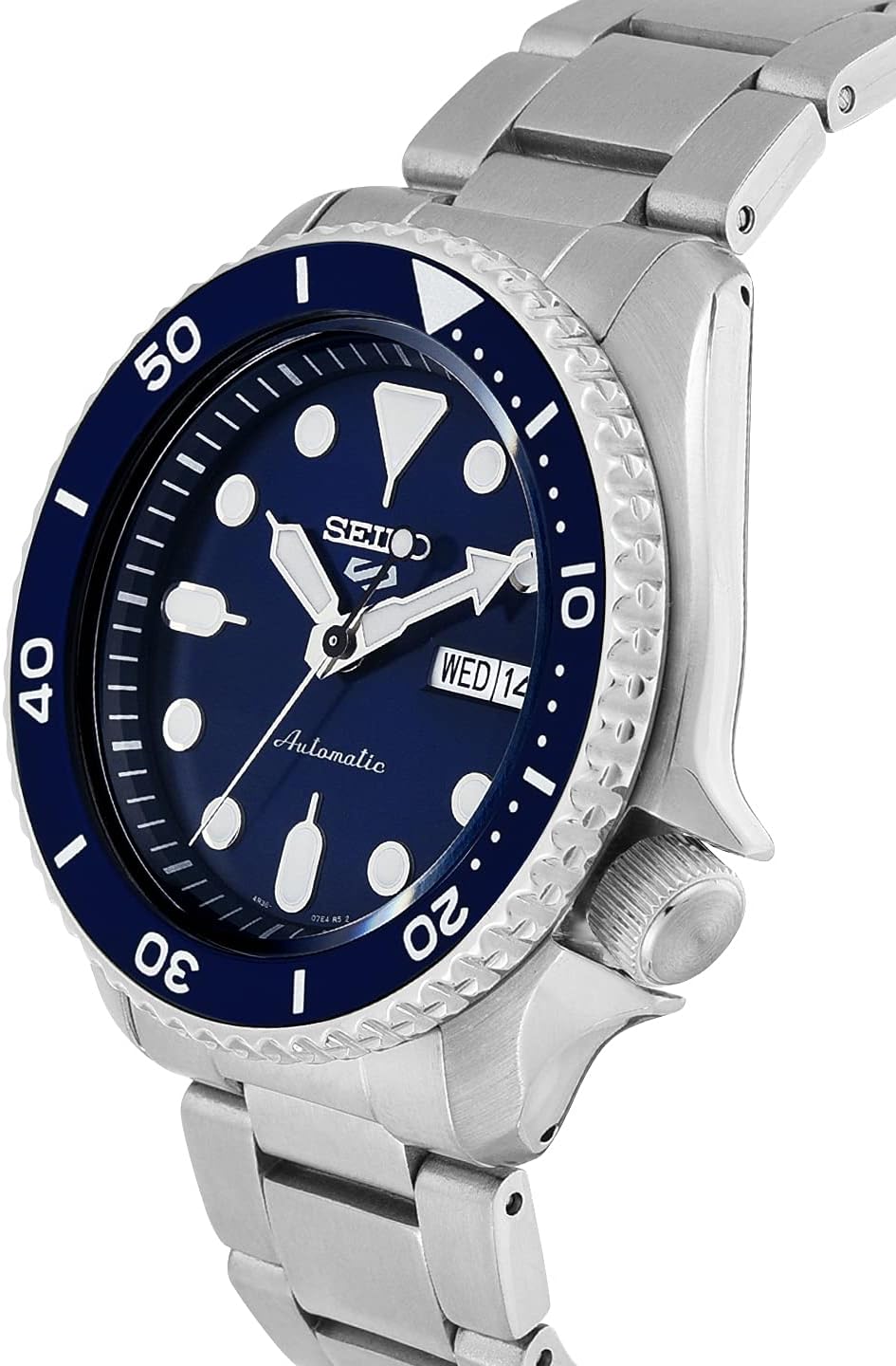 Seiko Men's Analog SRPD51K1 Silver Sports Watch W95868