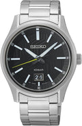 SEIKO Quartz Black Dial Men's Watch SUR535