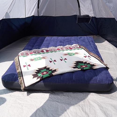 KAMPKEEPER Folding Camping Cot with Inflatable Air Mattress and Carry Bag M949