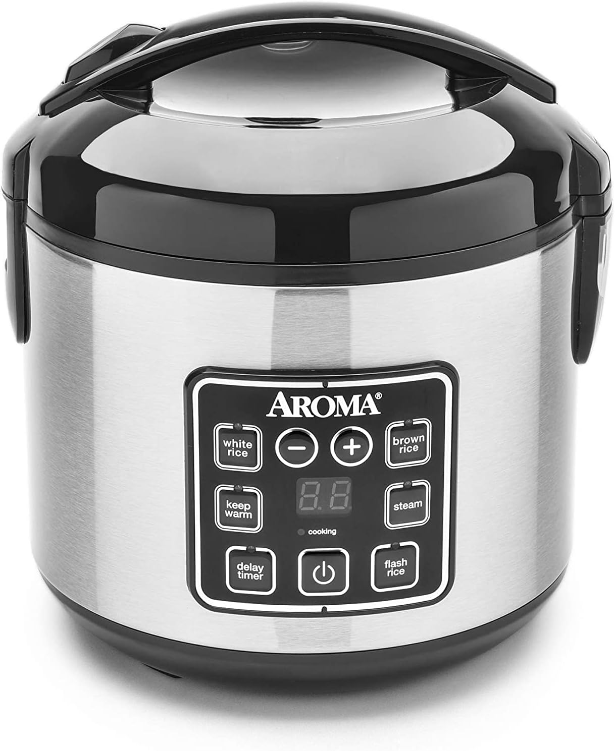 8 Cup Digital Cool-Touch Rice Cooker and Food Steamer, Stainless, ARC-914SBD (Renewed)