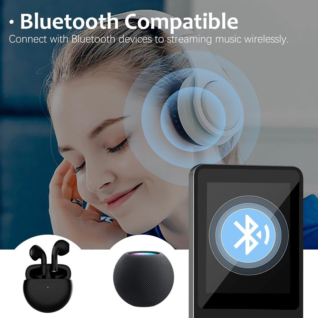 SKYBESS 32GB Bluetooth MP3 Player with Speaker, FM Radio, Voice Recorder Q81223