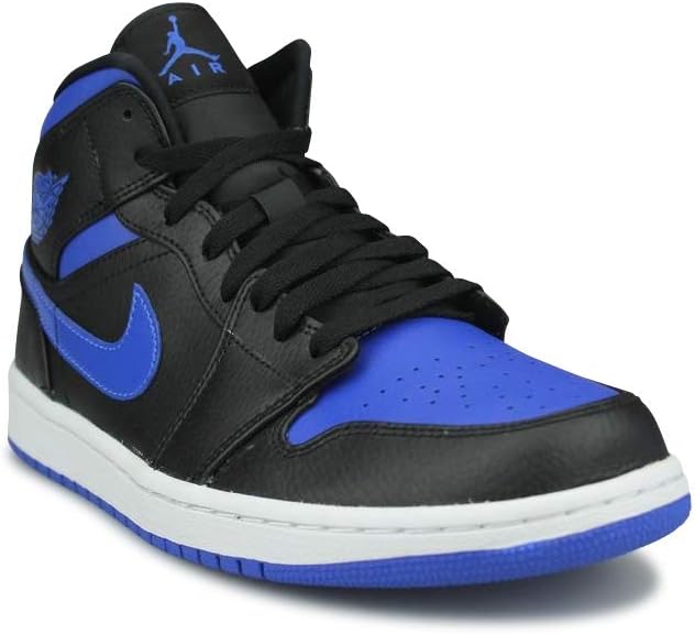 Nike Men's High-Top Basketball Shoe, Black Hyper Royal White, 11 US F636842