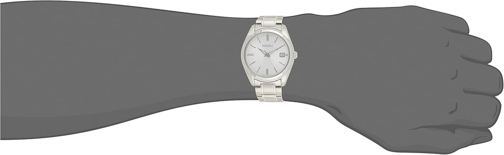 Seiko SUR307 Men's Watch, Silver Dial, Stainless Steel Q36746